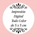 Espelho personalizado colorido com foto e texto para casamentos, batizados, comunhões, aniversários ou fins comerciais.