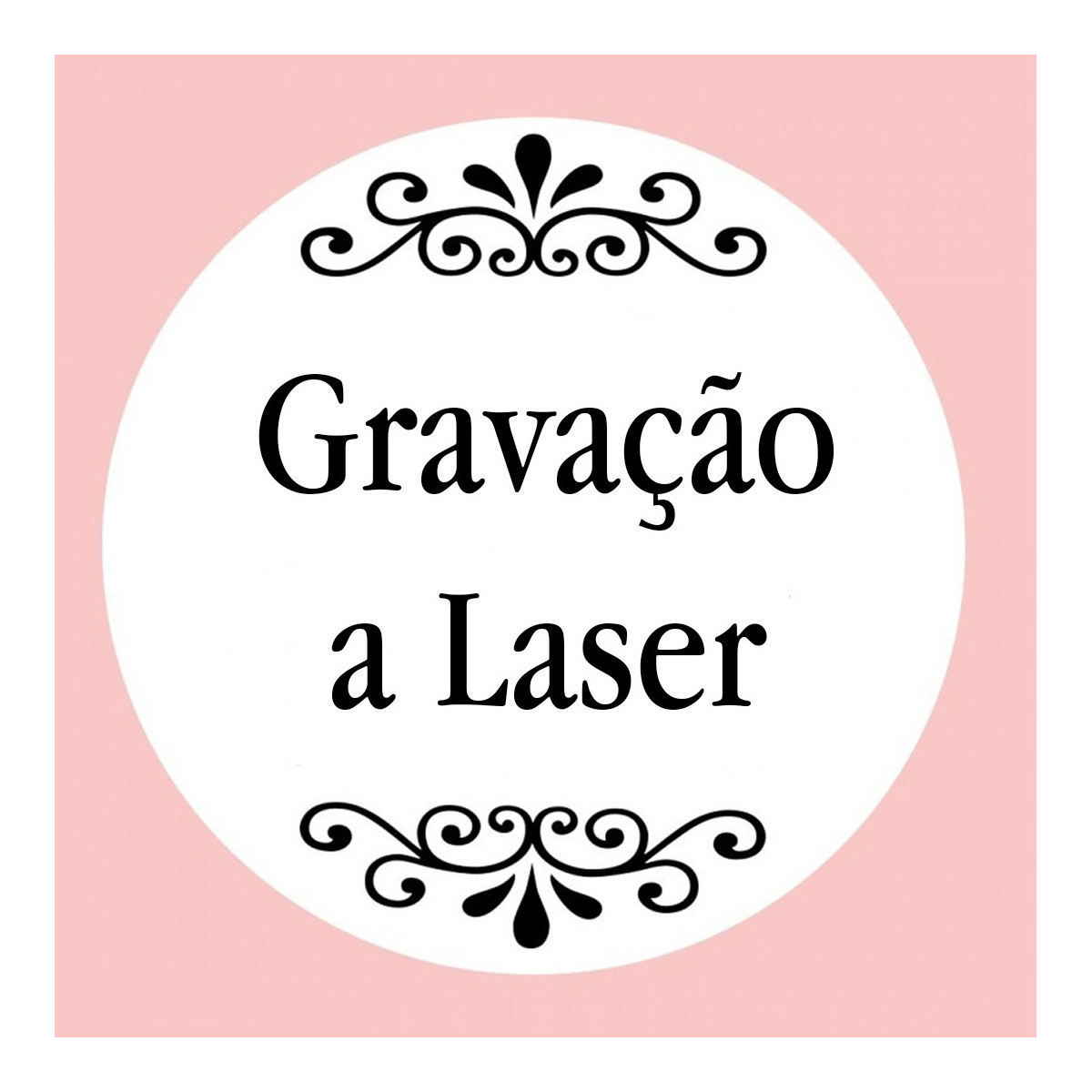 Personalização com gravação a laser
