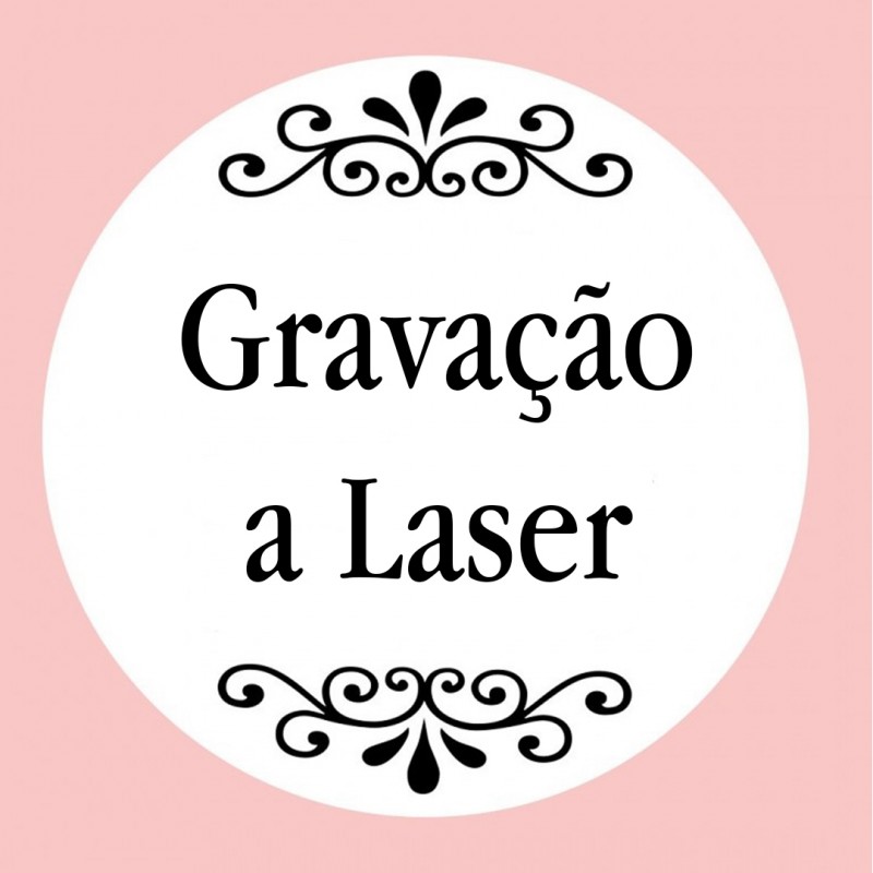Personalização com gravação a laser