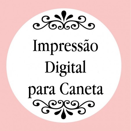 Personalização com impressão digital com texto colorido foto ou logotipo para canetas