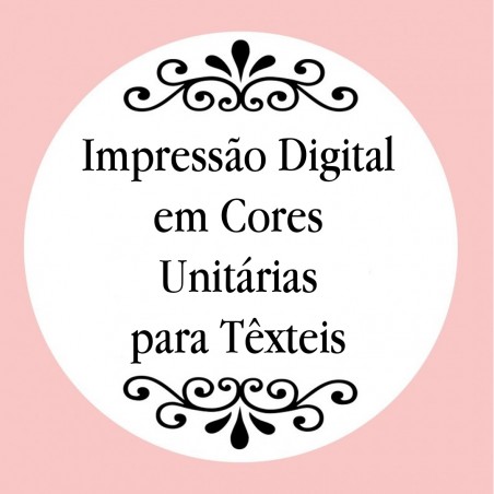 Personalização com impressão digital com texto, foto ou logotipo colorido para têxteis