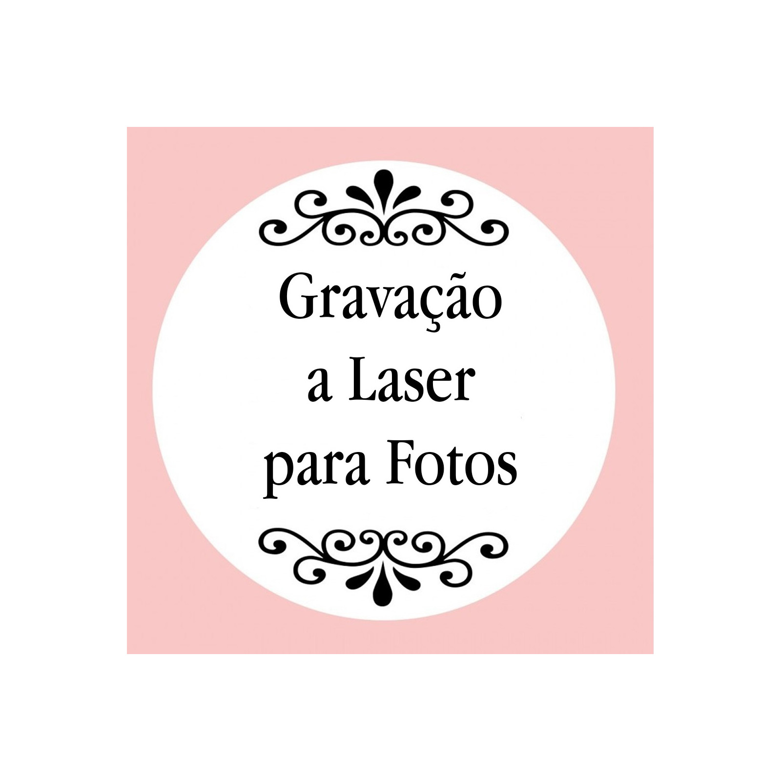 Gravação a laser para foto