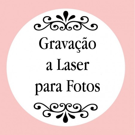 Gravação a laser para foto