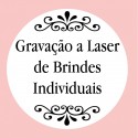 Personalização com gravação a laser presentes unitários