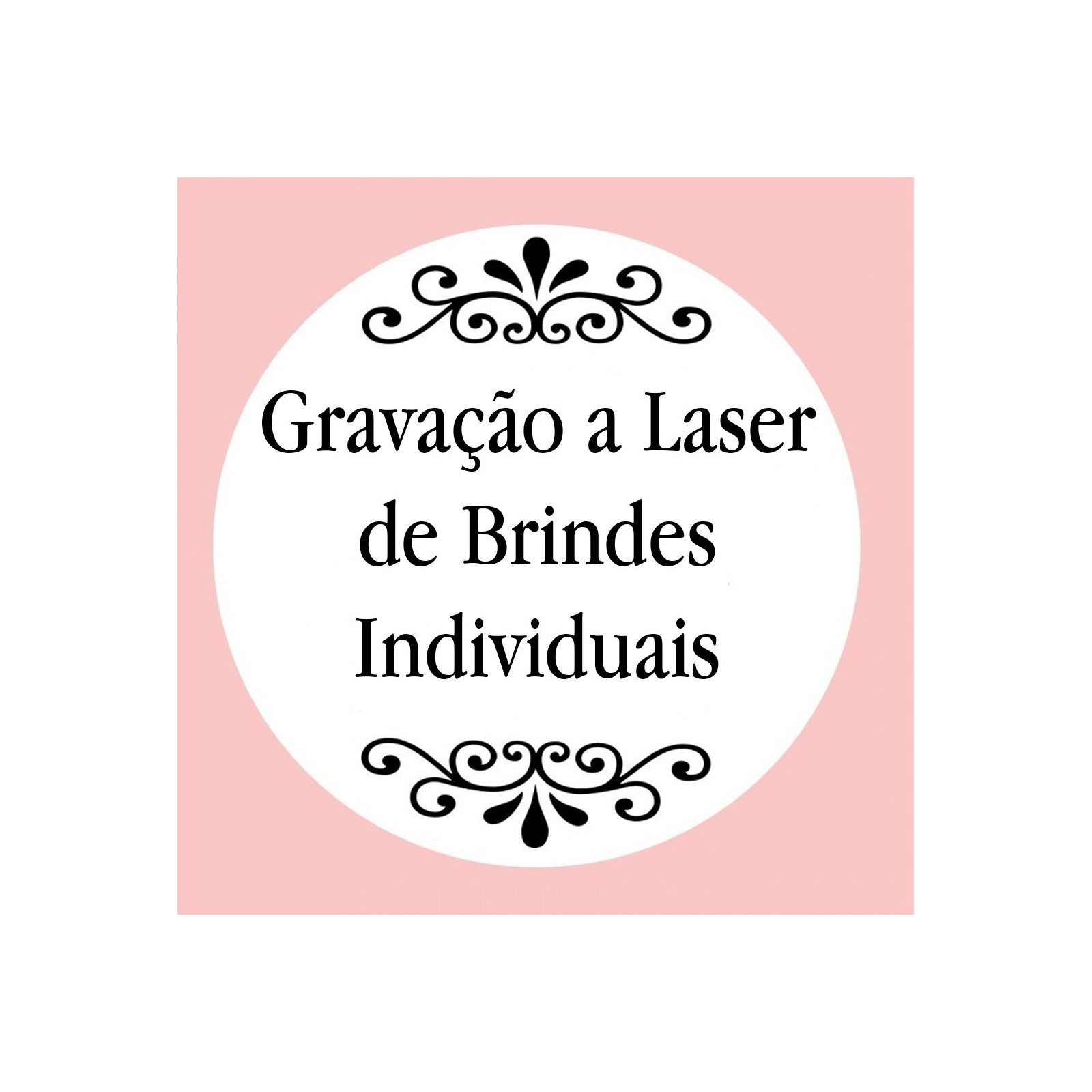 Personalização com gravação a laser presentes unitários