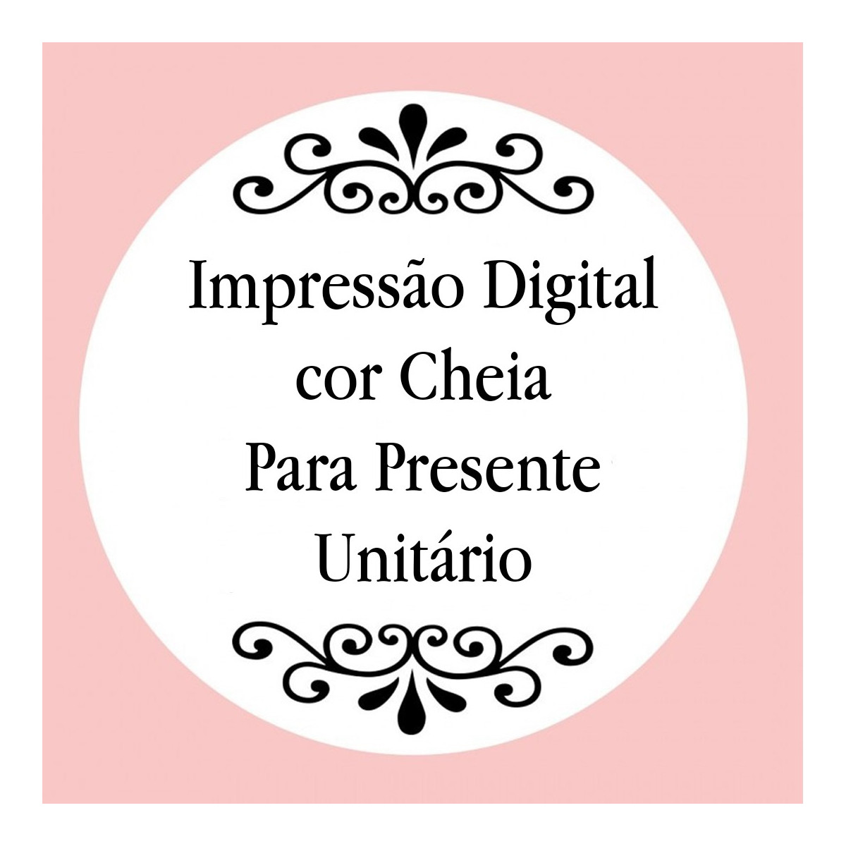 Personalização com impressão digital com texto colorido, foto ou logotipo