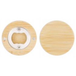 Abridor de ímã de bambu natural