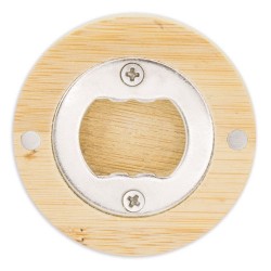 Abridor de ímã de bambu natural