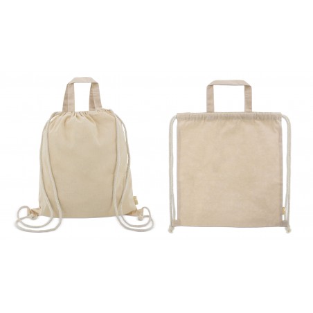 Mochila de Algodão Reciclado para Eventos Prática e Ecológica