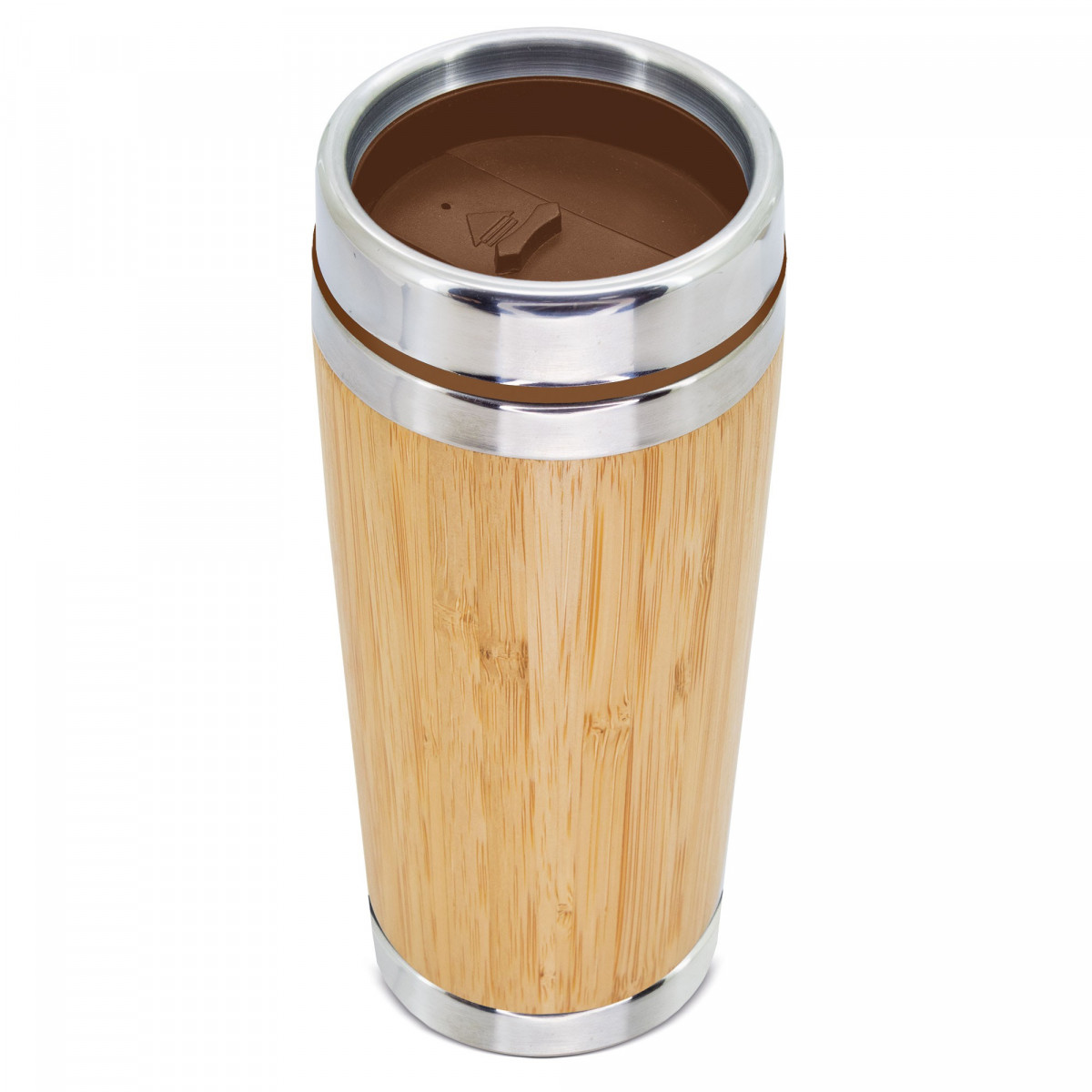 Copo Térmico de Bambu 500ml de Dupla Camada para Manter a Temperatura