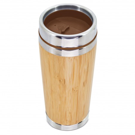 Copo Térmico de Bambu 500ml de Dupla Camada para Manter a Temperatura