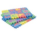 Quebra-cabeça de EVA com Letras e Números Brinquedo Educativo para Crianças