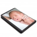 Porta cartão preto para homens personalizado com foto colorida