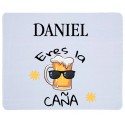 Mousepad branco, você é a cana personalizada com nome