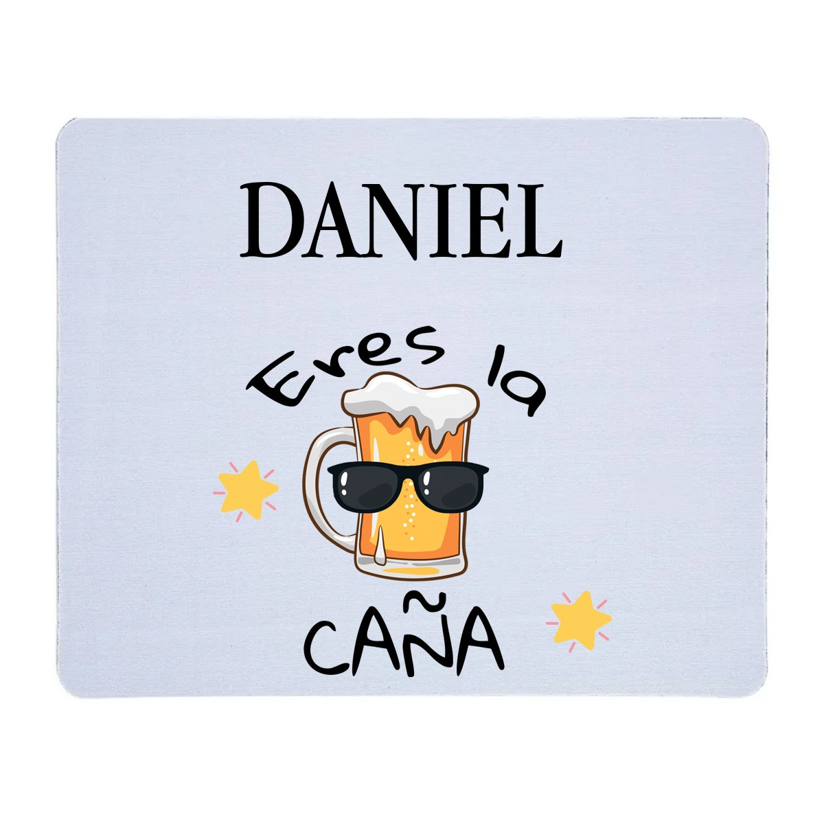 Mousepad branco, você é a cana personalizada com nome