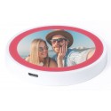 Carregador sem fio personalizado com foto colorida