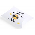 Estojo de apresentação personalizado com um adesivo que diz que você é o melhor