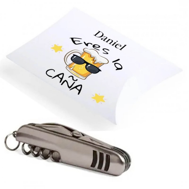 Faca em caixa de presente personalizada com adesivo você é a melhor.