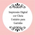 Impressão digital colorida para garrafas personalizadas