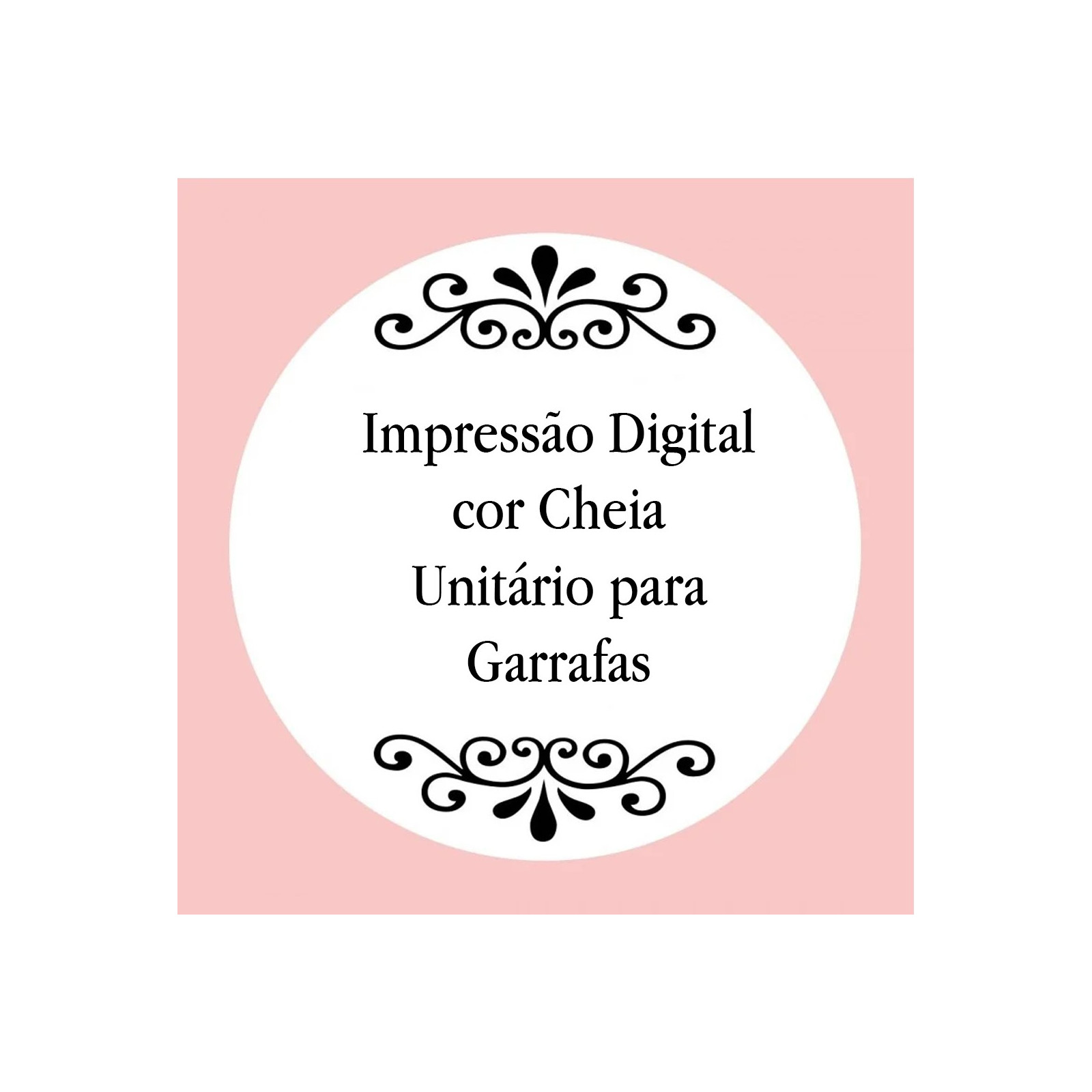 Impressão digital colorida para garrafas personalizadas