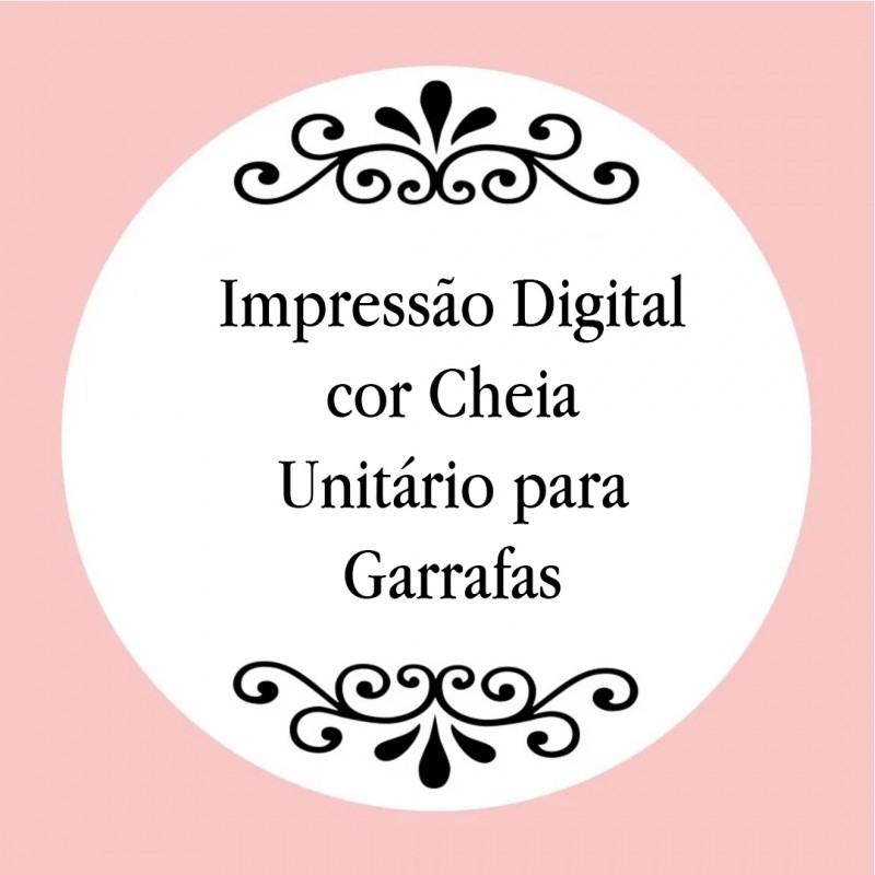 Impressão digital colorida para garrafas personalizadas