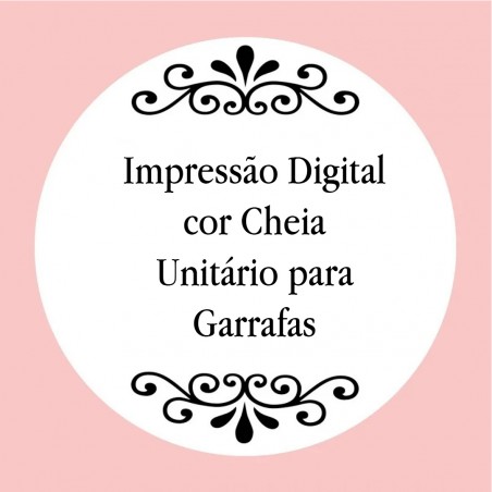 Impressão digital colorida para garrafas personalizadas