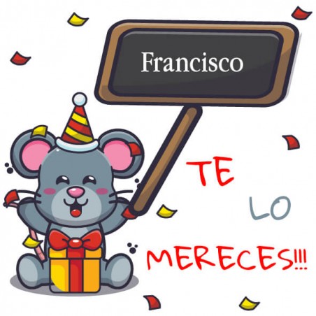Adesivo quadrado personalizado com o nome que você merece