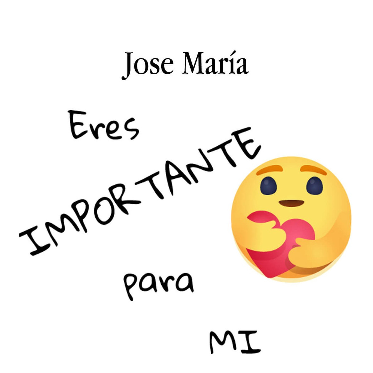 Adesivo personalizado com nome você é importante para mim