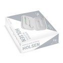 Fones de ouvido bluetooth apresentados em uma caixa de presente personalizada eres la caña