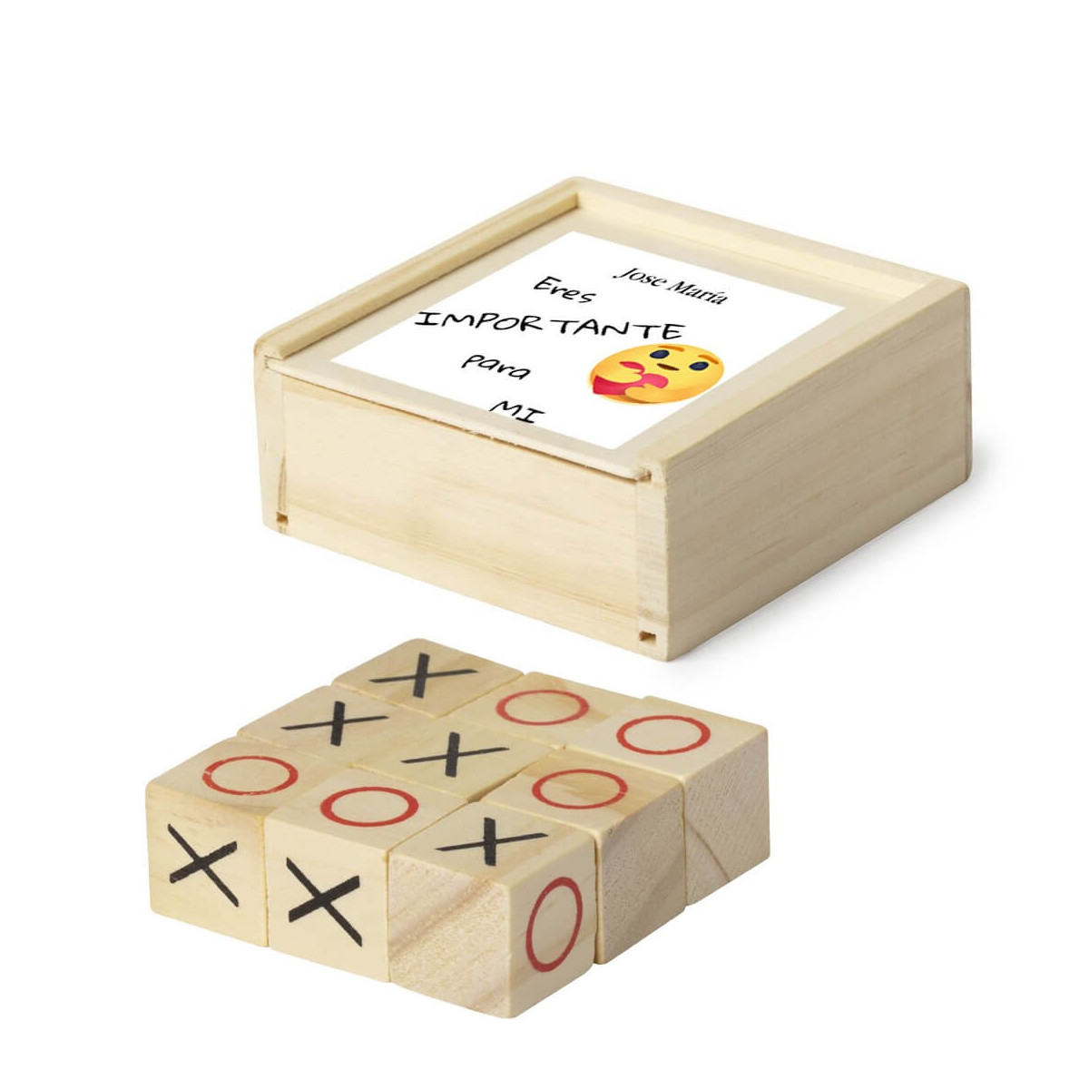 Jogo da velha personalizado com adesivo você é importante para mim