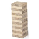 Jogo jenga apresentado em bolsa kraft personalizada com adesivo você é importante para mim
