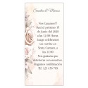 Convite de casamento flores personalizado com texto
