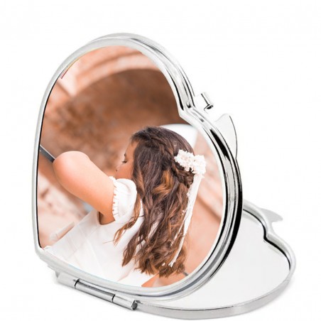 Espelho personalizado com foto colorida para convidados ou empresas