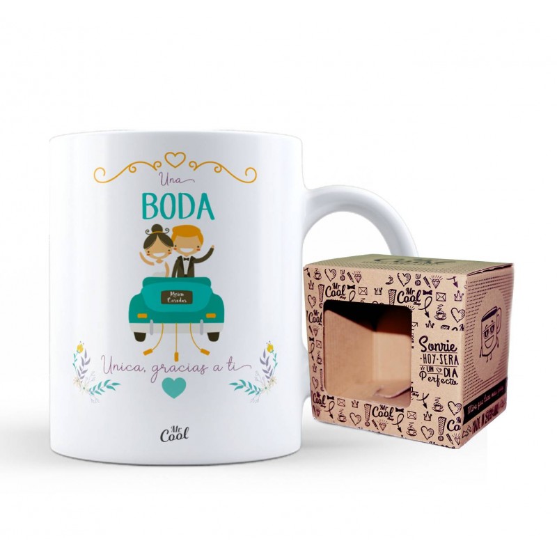 Caneca um casamento único graças a você