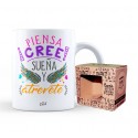Caneca pense acredite sonhe e ouse