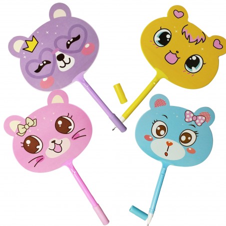 Caneta pai pai com forma de animais kawaii engraçados para presentear as crianças