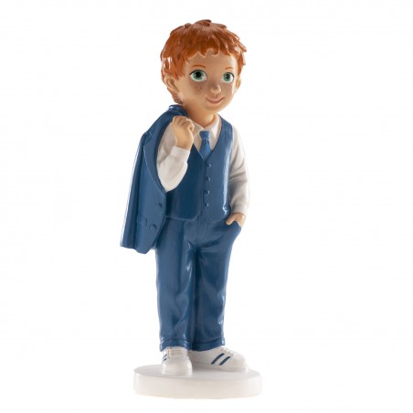 Figura de bolo menino comunhão informal