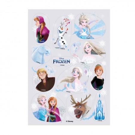 Decoração comestível recortada para bolo e cupcake frozen ii