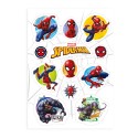 Decoração comestível recortada para bolo e cupcake homem aranha