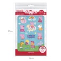 Decoração comestível recortada para bolo e cupcake peppa pig