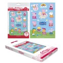 Decoração comestível recortada para bolo e cupcake peppa pig