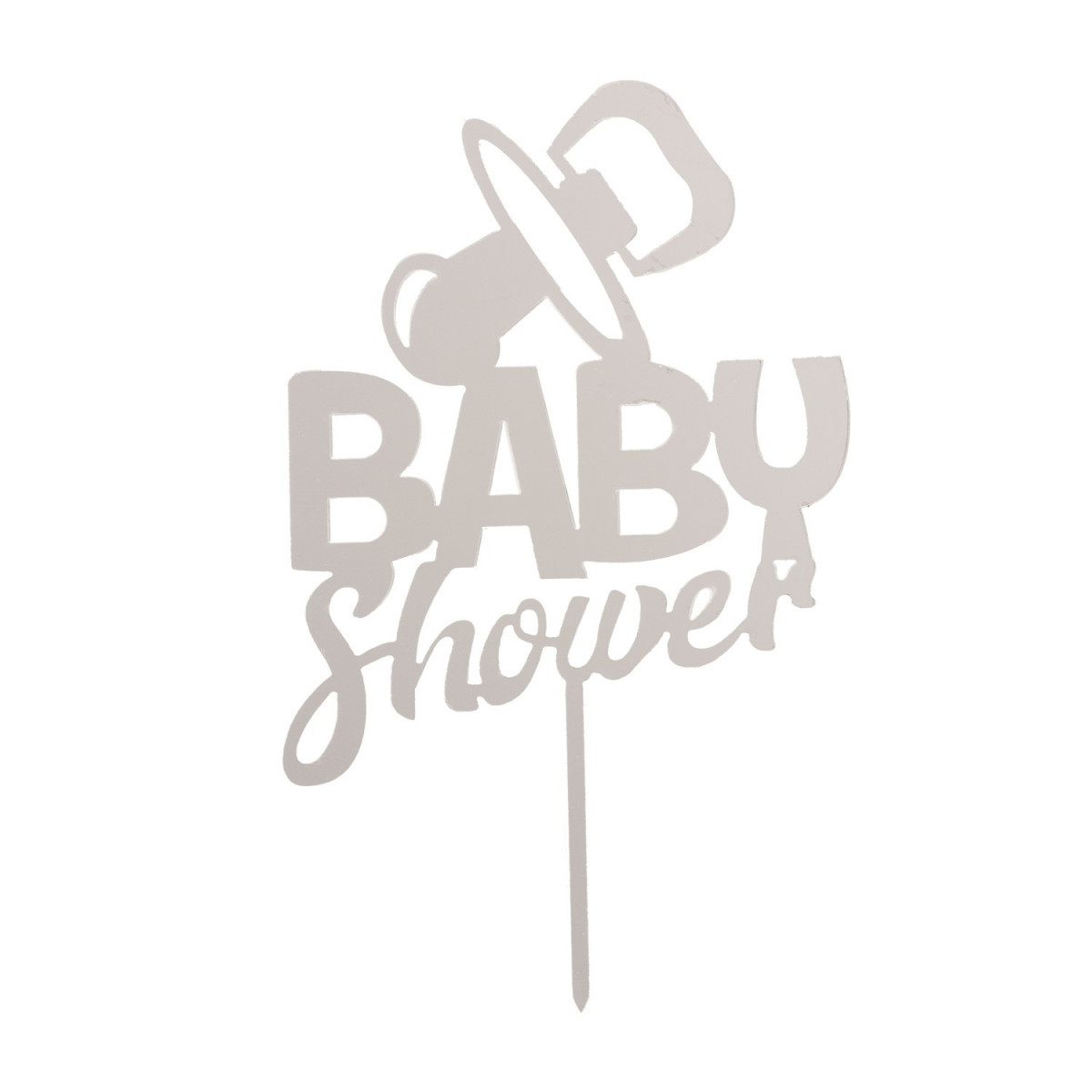 Decoração de topo de bolo para chá de bebê