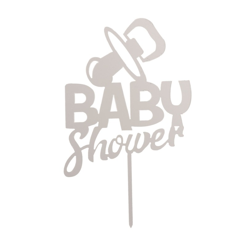 Decoração de topo de bolo para chá de bebê
