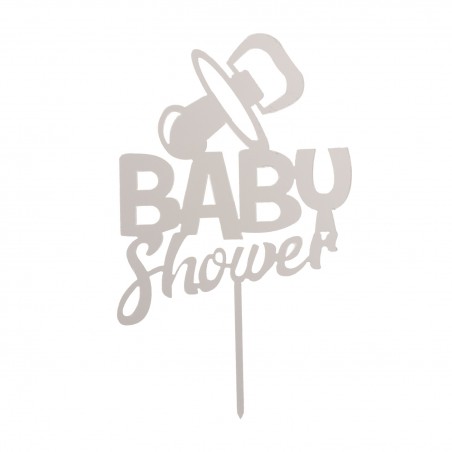 Decoração de topo de bolo para chá de bebê