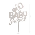 Decoração de topo de bolo para chá de bebê