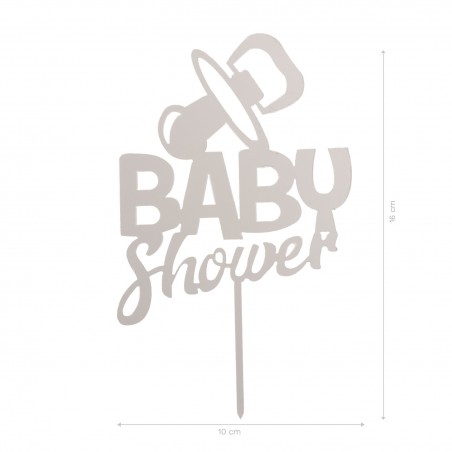 Decoração de topo de bolo para chá de bebê
