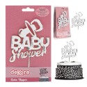 Decoração de topo de bolo para chá de bebê