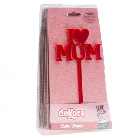 Topper para bolo do dia das mães