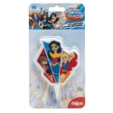 Vela de aniversário super hero girls