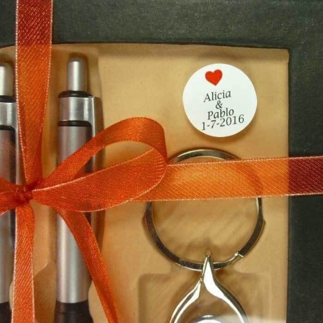 Lembrança de casamento personalizada para homens